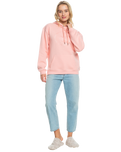 The Roxy Womens Surf Stoked Brushed Hoodie in Blossom