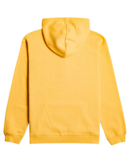 The Roxy Womens Surf Stoked Brushed Hoodie in Yolk Yellow