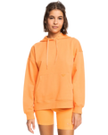 The Roxy Womens Essential Energy Hoodie in Mock Orange