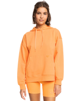 The Roxy Womens Essential Energy Hoodie in Mock Orange