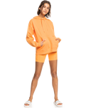 The Roxy Womens Essential Energy Hoodie in Mock Orange