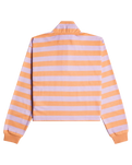 The Roxy Womens Carefree Vibe 1/4 Zip Sweatshirt in Cork Sunray Stripe