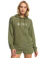 The Roxy Womens Surf Stoked Terry Hoodie in Loden Green