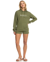 The Roxy Womens Surf Stoked Terry Hoodie in Loden Green