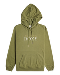 The Roxy Womens Surf Stoked Terry Hoodie in Loden Green