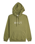 The Roxy Womens Surf Stoked Terry Hoodie in Loden Green