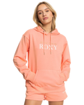 The Roxy Womens Surf Stoked Terry Hoodie in Papaya Punch