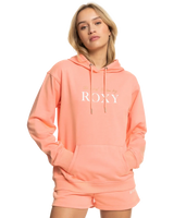 The Roxy Womens Surf Stoked Terry Hoodie in Papaya Punch