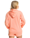 The Roxy Womens Surf Stoked Terry Hoodie in Papaya Punch