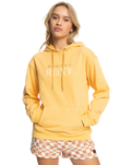 The Roxy Womens Surf Stoked Terry Hoodie in Flax