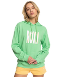 The Roxy Womens Thats Rad Hoodie in Absinthe Green