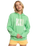 The Roxy Womens Thats Rad Hoodie in Absinthe Green