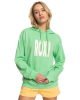 The Roxy Womens Thats Rad Hoodie in Absinthe Green