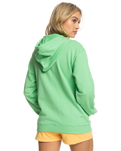 The Roxy Womens Thats Rad Hoodie in Absinthe Green