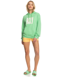 The Roxy Womens Thats Rad Hoodie in Absinthe Green