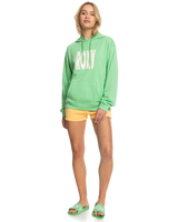 The Roxy Womens Thats Rad Hoodie in Absinthe Green