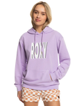 The Roxy Womens Thats Rad Hoodie in Purple Rose