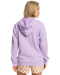 The Roxy Womens Thats Rad Hoodie in Purple Rose