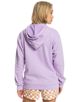 The Roxy Womens Thats Rad Hoodie in Purple Rose