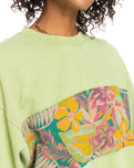 The Roxy Womens Remote Island Sweatshirt in Fern