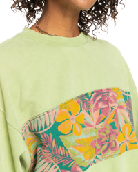 The Roxy Womens Remote Island Sweatshirt in Fern