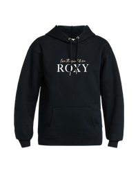 The Roxy Womens Surf Stoked Hoodie (2023) in Anthracite