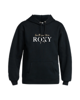 The Roxy Womens Surf Stoked Hoodie (2023) in Anthracite