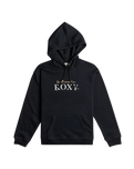 The Roxy Womens Surf Stoked Hoodie (2023) in Anthracite