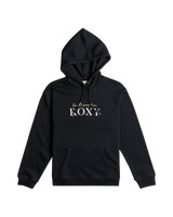 The Roxy Womens Surf Stoked Hoodie (2023) in Anthracite