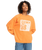 The Roxy Womens Take Your Place Sweatshirt in Tangerine