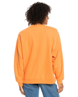 The Roxy Womens Take Your Place Sweatshirt in Tangerine