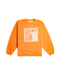 The Roxy Womens Take Your Place Sweatshirt in Tangerine