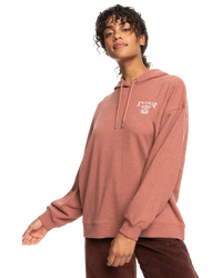 The Roxy Womens Lights Out Hoodie in Cedar Wood