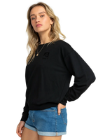 The Roxy Womens Surf By Moon Sweatshirt in Anthracite