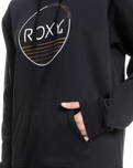 The Roxy Womens Surf Stoked Hoodie in Anthracite
