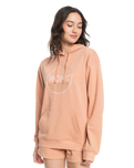 The Roxy Womens Surf Stoked Hoodie in Cafe Creme