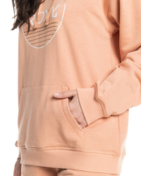 The Roxy Womens Surf Stoked Hoodie in Cafe Creme