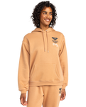 The Roxy Womens Surf Stoked Hoodie in Camel