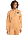 The Roxy Womens Surf Stoked Hoodie in Camel