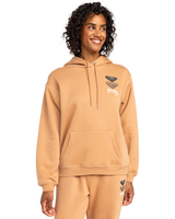 The Roxy Womens Surf Stoked Hoodie in Camel