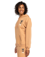 The Roxy Womens Surf Stoked Hoodie in Camel