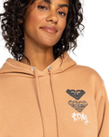 The Roxy Womens Surf Stoked Hoodie in Camel