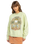 The Roxy Womens Lineup Oversized Crew Sweatshirt in Butterfly