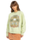 The Roxy Womens Lineup Oversized Crew Sweatshirt in Butterfly