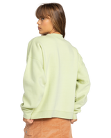 The Roxy Womens Lineup Oversized Crew Sweatshirt in Butterfly