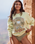 The Roxy Womens Lineup Oversized Crew Sweatshirt in Butterfly