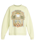 The Roxy Womens Lineup Oversized Crew Sweatshirt in Butterfly