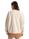 Lineup Oversized Crew Sweatshirt in Parchment