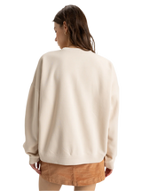 Lineup Oversized Crew Sweatshirt in Parchment