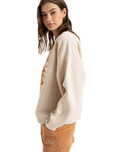 Lineup Oversized Crew Sweatshirt in Parchment